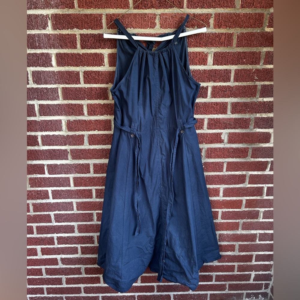 Banana Republic Halter Neck Tie Back Dress Size Small